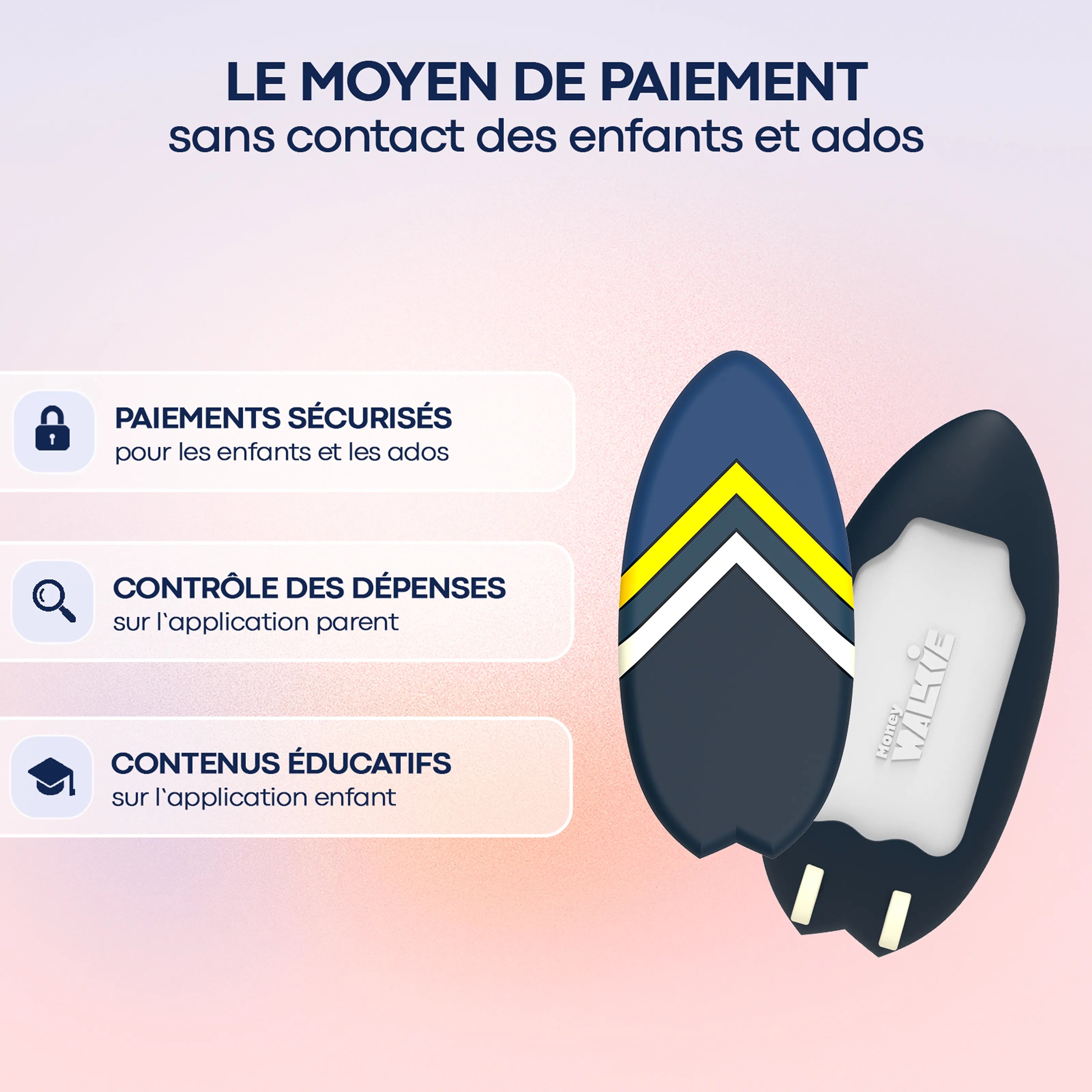MoneyWalkie Tous les Walkies Walkie Surf Sunset paiement sans contact