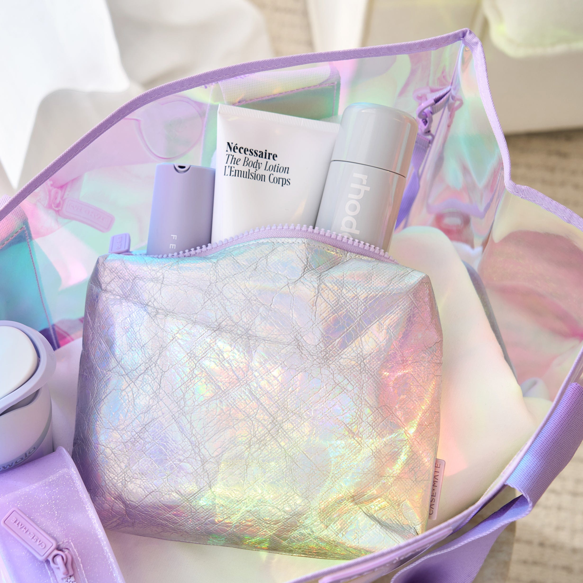 CASE-MATE Bundles The Crinkle Jelly Bundle Soap Bubble sac et trousse