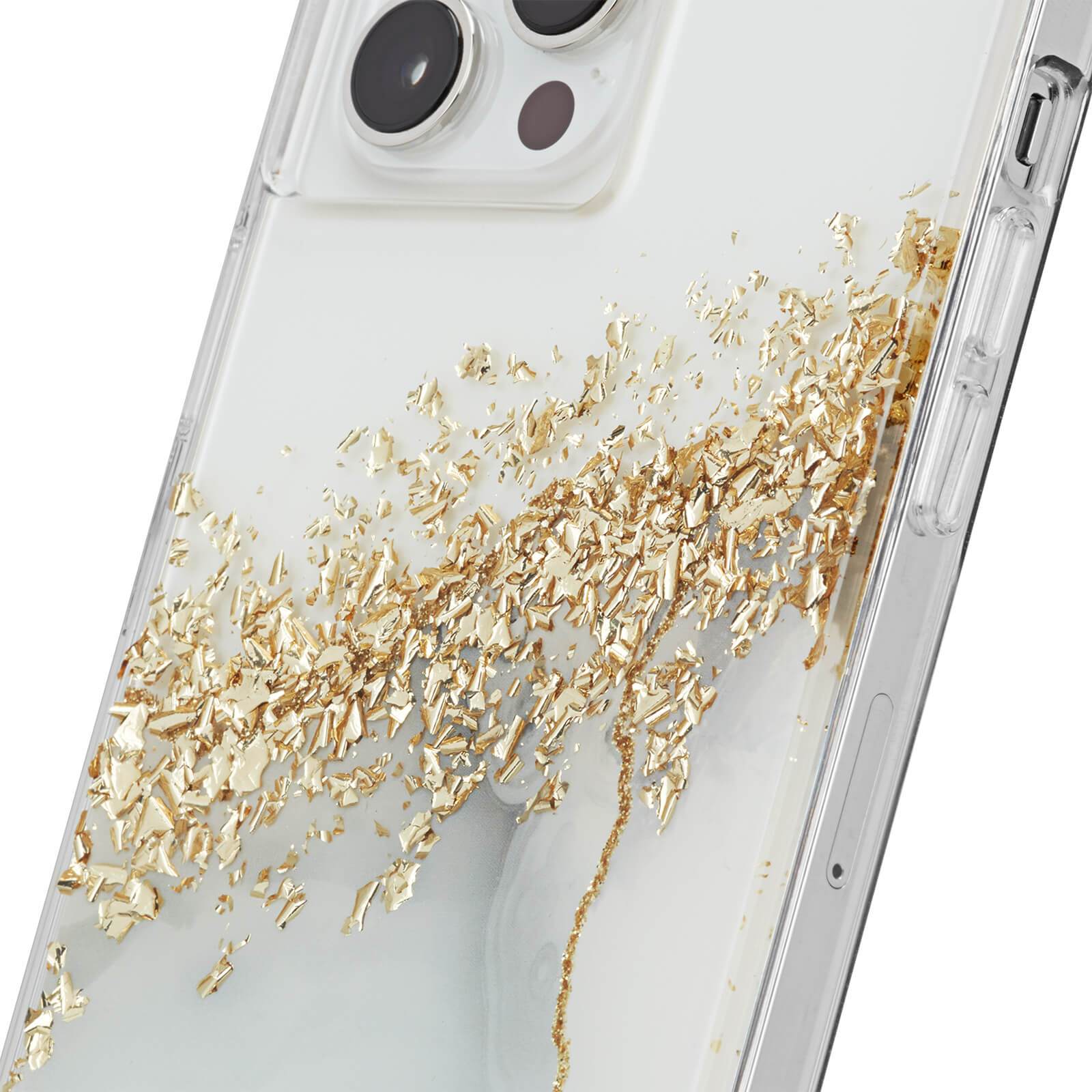 CASE-MATE Karat Marble coque iPhone 13 marbre doré antichoc