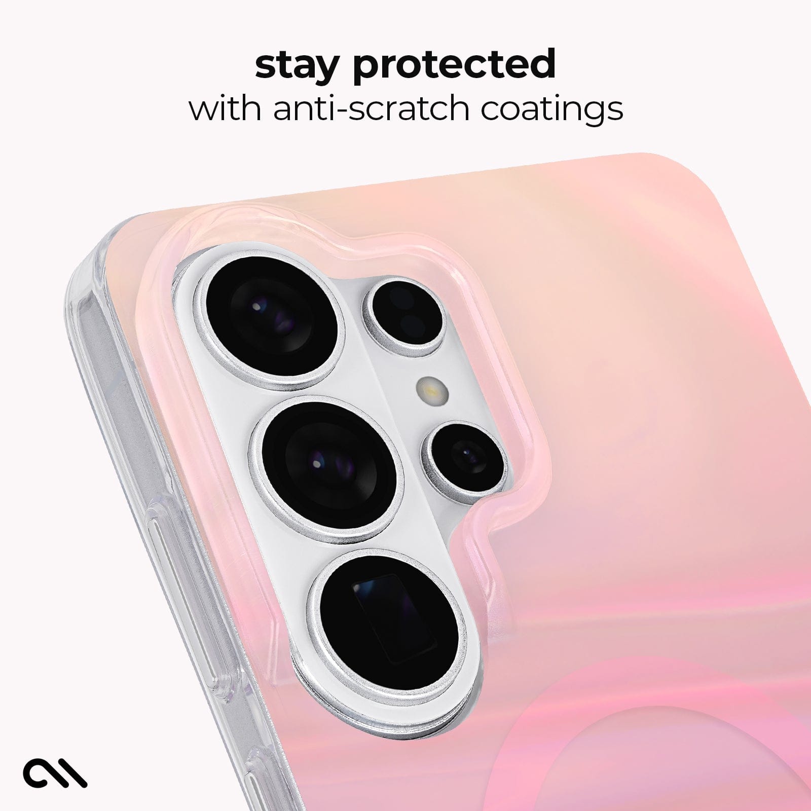 CASE-MATE Phone Cases Peach Soap Bubble with Magnet coque Galaxy S26 Ultra irisée
