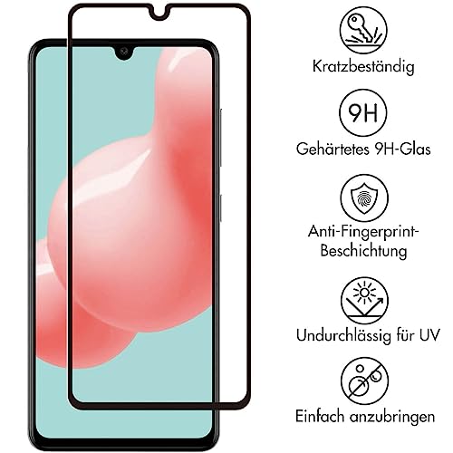 SELENCIA Protection d'écran en verre trempé Samsung Galaxy A41 – Edge to Edge