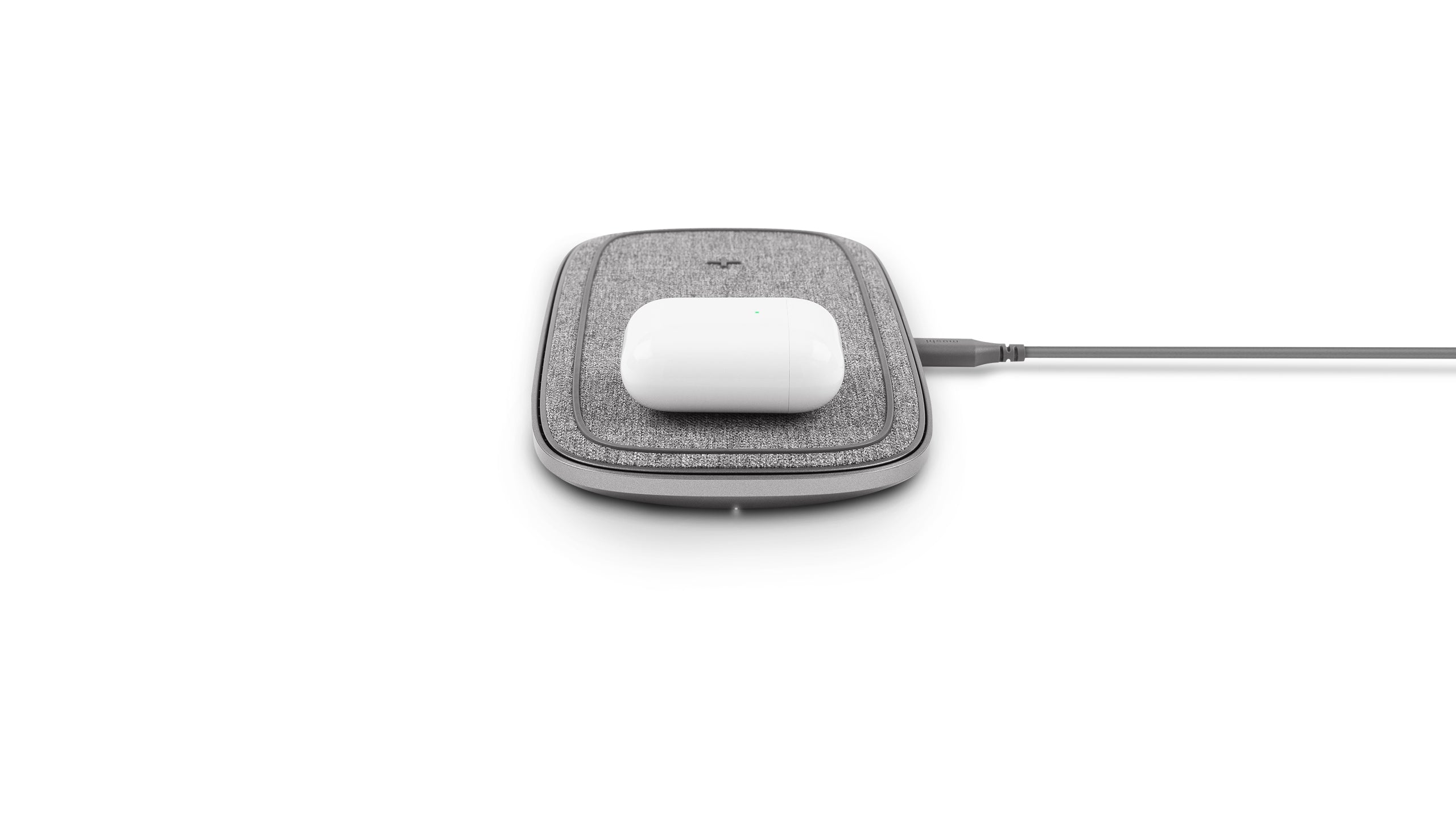 Moshi Chargers Sette Q Dual Wireless Charging Pad chargeur sans fil 15 W Nordic Gray