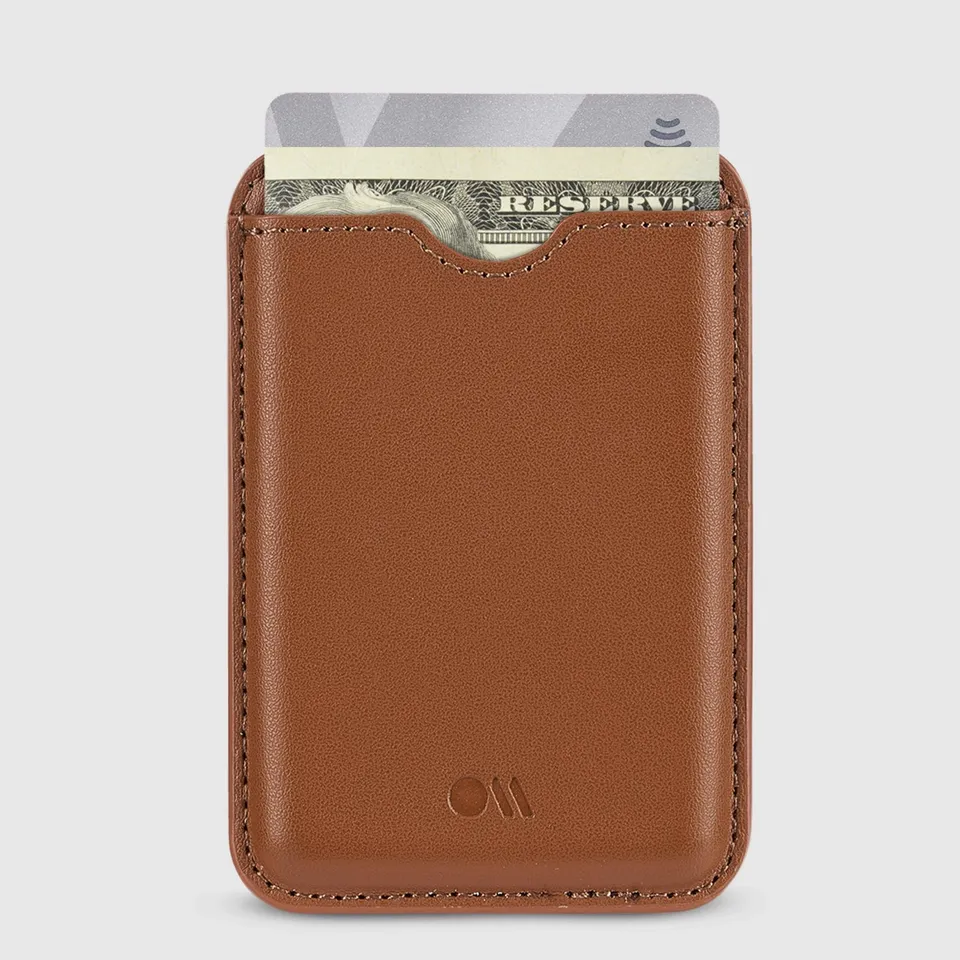 CASE-MATE MagSafe Accessories Cognac Brown MagSafe Wallet portefeuille marron