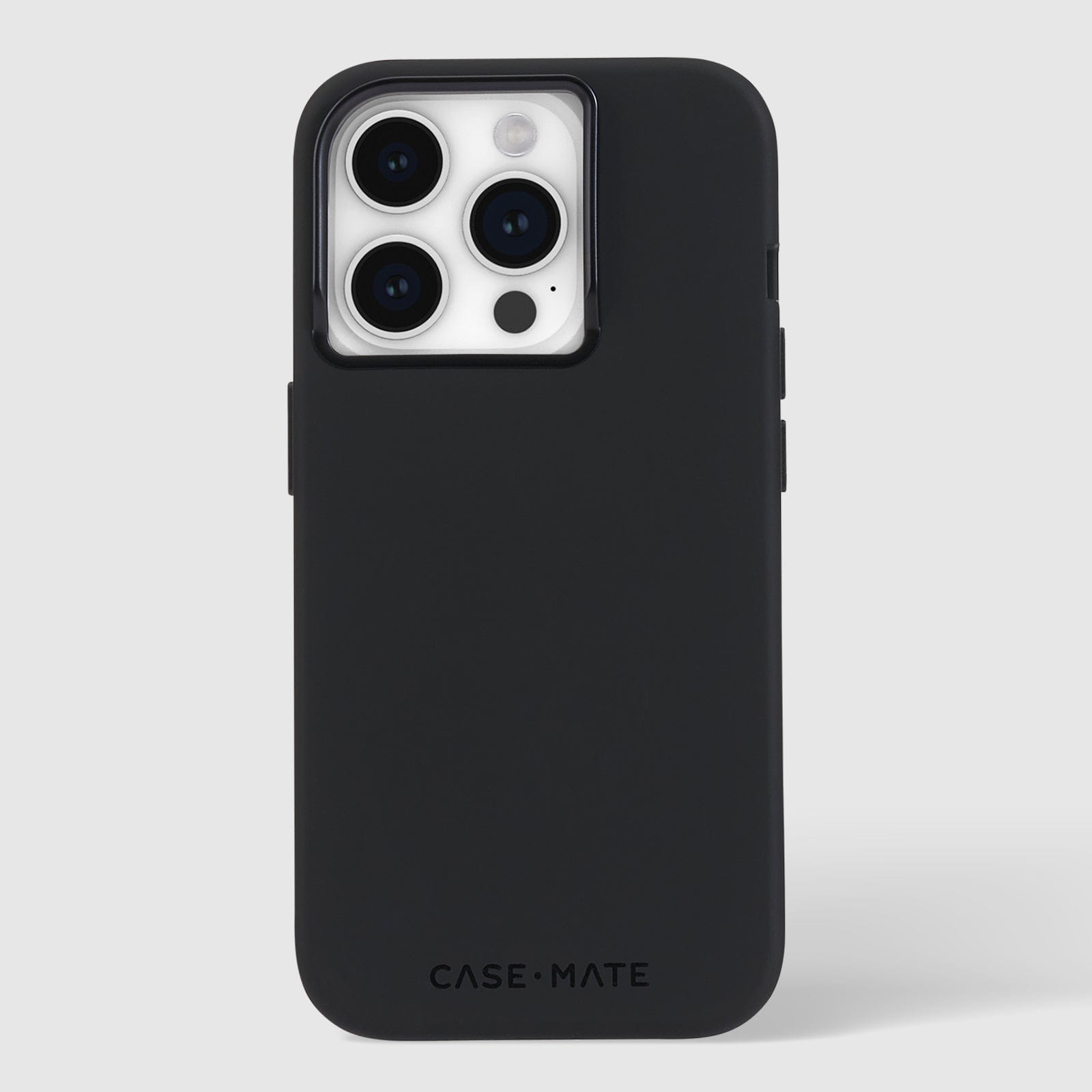 Case-Mate Silicone Black MagSafe coque iPhone 15 Pro noire antichoc
