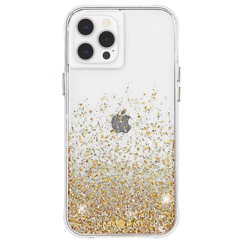 CASE-MATE Phone Cases Twinkle Ombre (Gold) coque iPhone 13 Pro Twinkle Gold paillettes