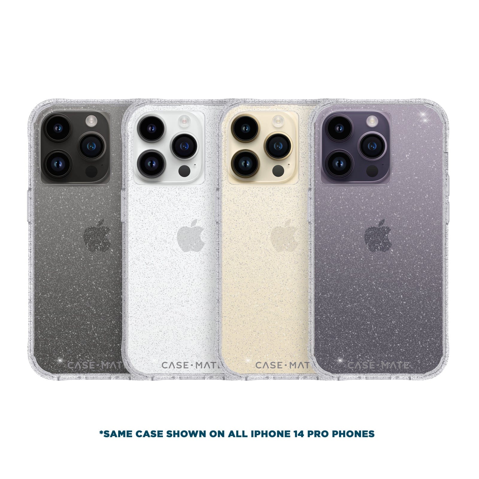CASE-MATE Phone Cases Sheer Crystal coque iPhone 14 Pro transparente