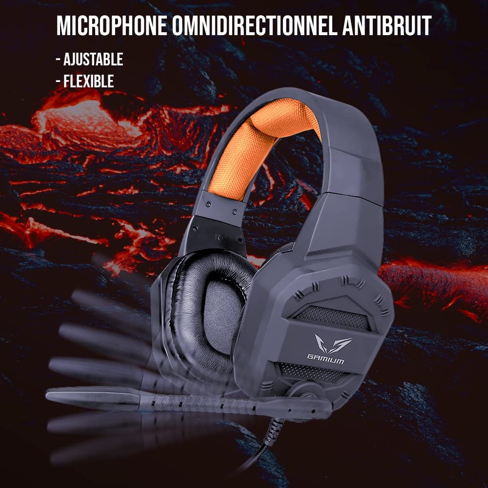 WE GAMIUM casque gaming filaire USB 7.1 micro réglable 2 m