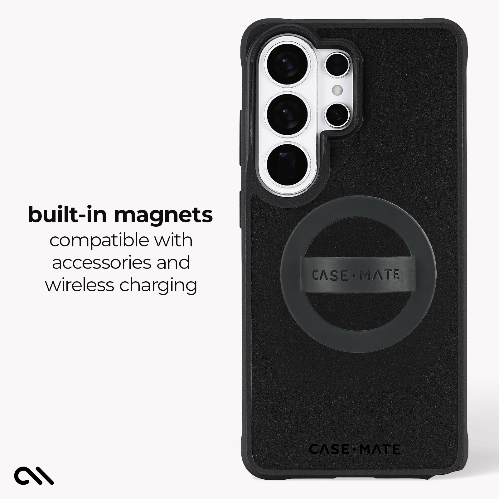 CASE-MATE Phone Cases Tough Black coque Galaxy S26 Ultra noire magnétique
