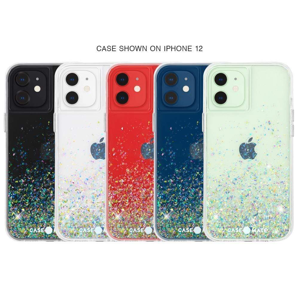 CASE-MATE Twinkle Ombre coque iPhone 12 / 12 Pro confettis
