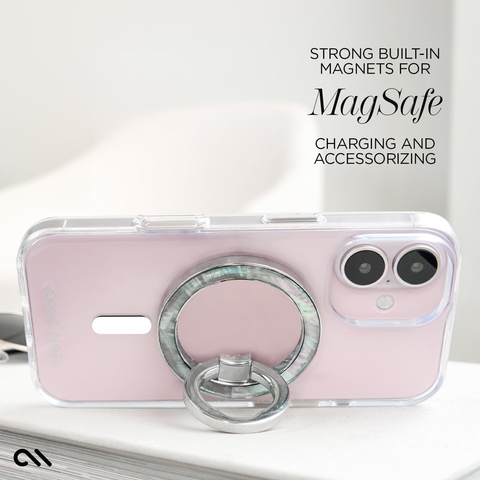 CASE-MATE Tough Clear MagSafe coque iPhone 16 Plus transparente