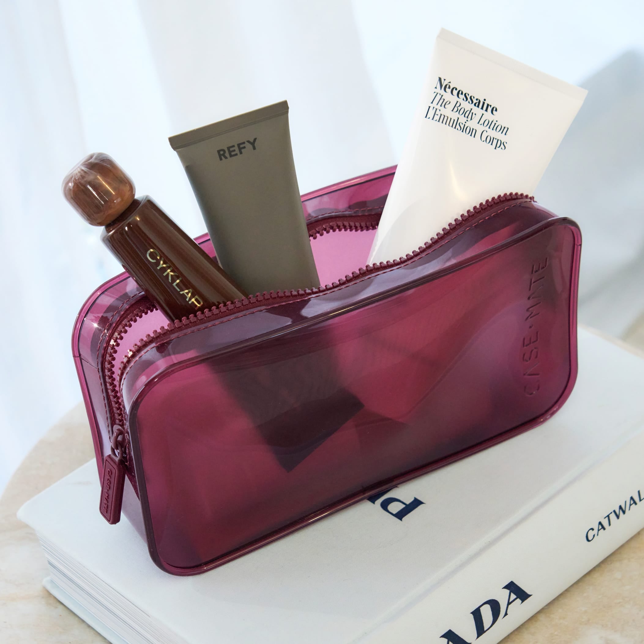 CASE-MATE Jelly Makeup & Cosmetic Bags Jelly Makeup Bag trousse Mulberry, Ballet Pink Twinkle, Stardust Twinkle, Midnight Black, Carolina Blue, Oxford Navy étanche