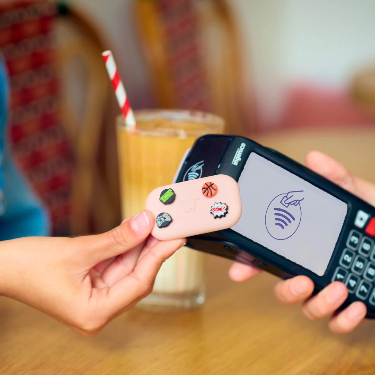 MoneyWalkie À clipser Walkie Charms Rose