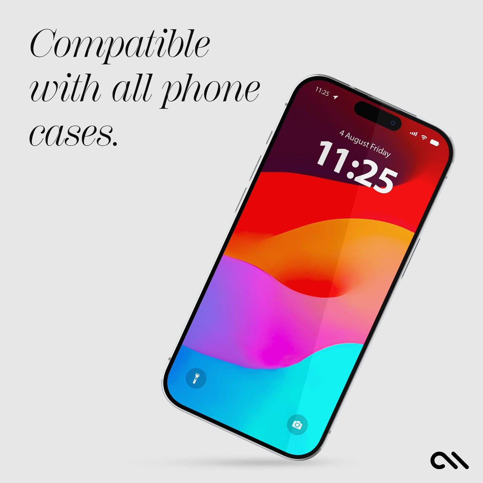 CASE-MATE Screen Protectors Glass Screen Protector iPhone 15 Plus verre trempé clair