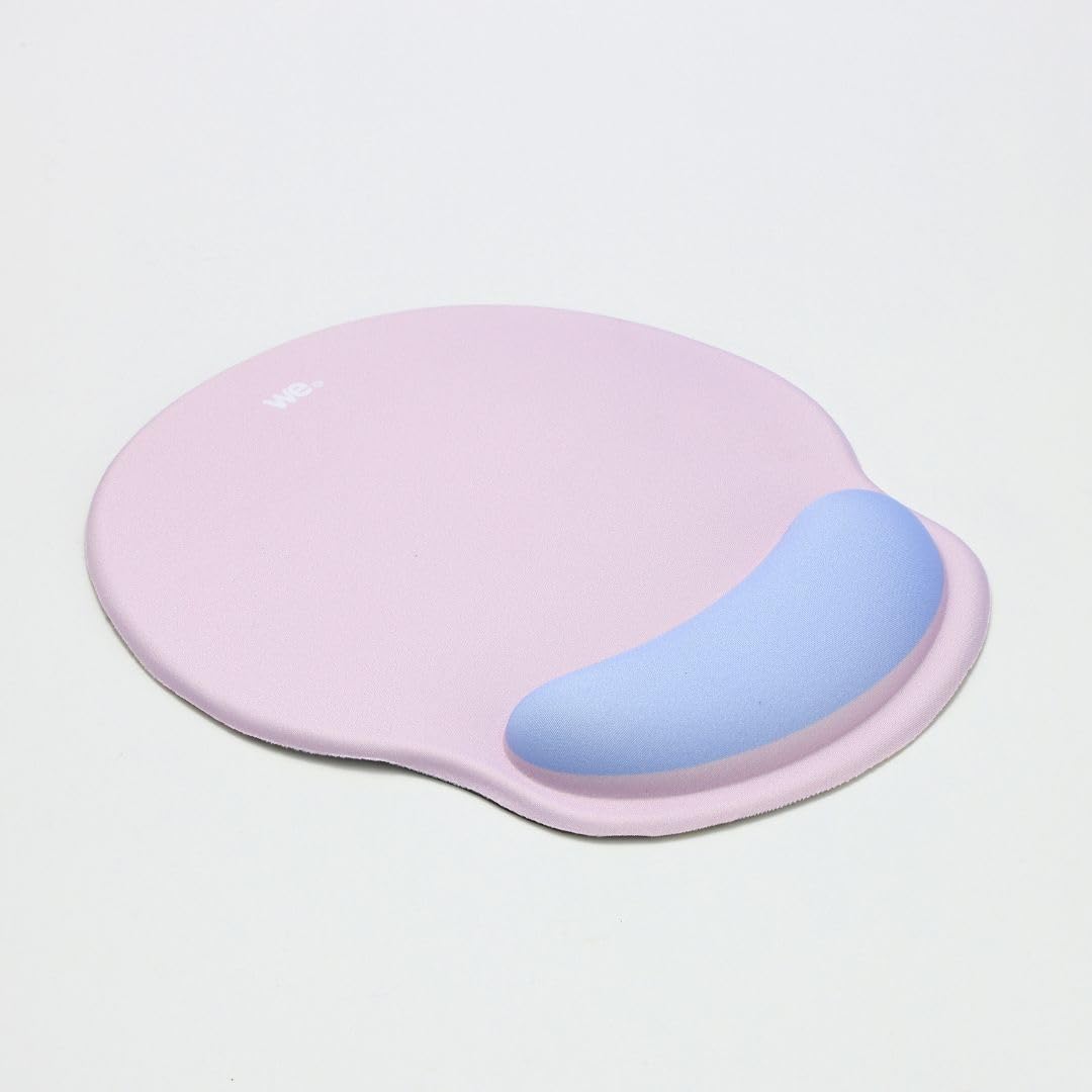 WE WE POP tapis de souris violet avec repose-poignet en tissu