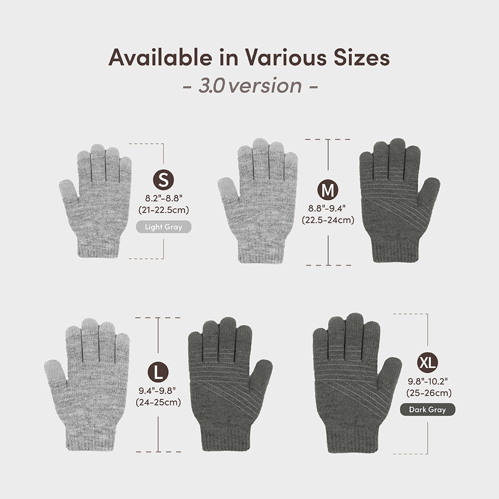Moshi Accessories Digits Touchscreen Gloves 3.0 gants gris clair