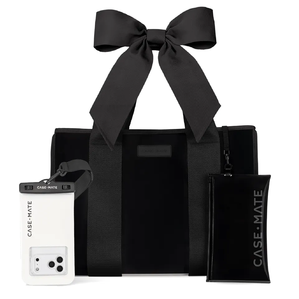 CASE-MATE The Essential Jelly Bundle Midnight Black kit étanche plage