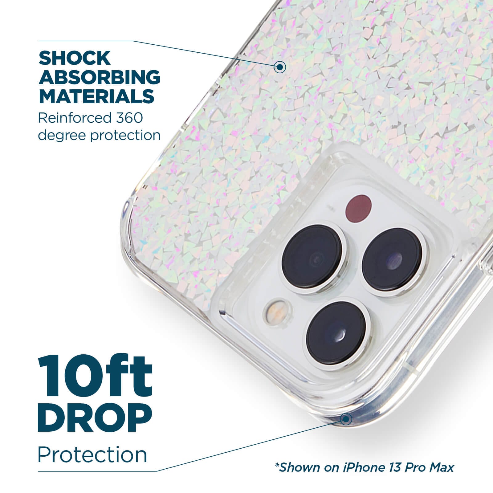 CASE-MATE Phone Cases Twinkle Diamond coque iPhone 14 Pro MagSafe