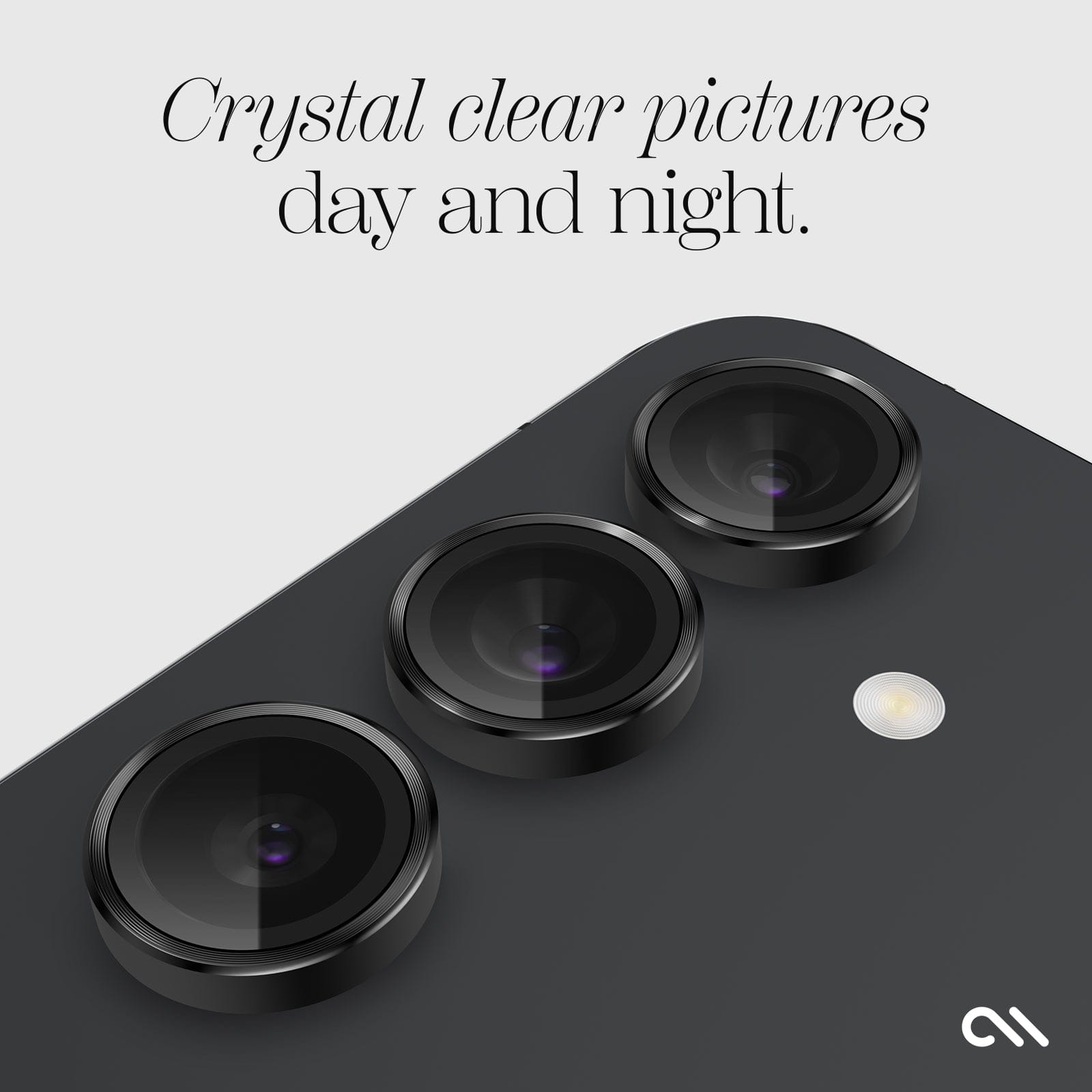 CASE-MATE Lens Protectors Camera Lens Protector protection caméra Galaxy S25+ noir