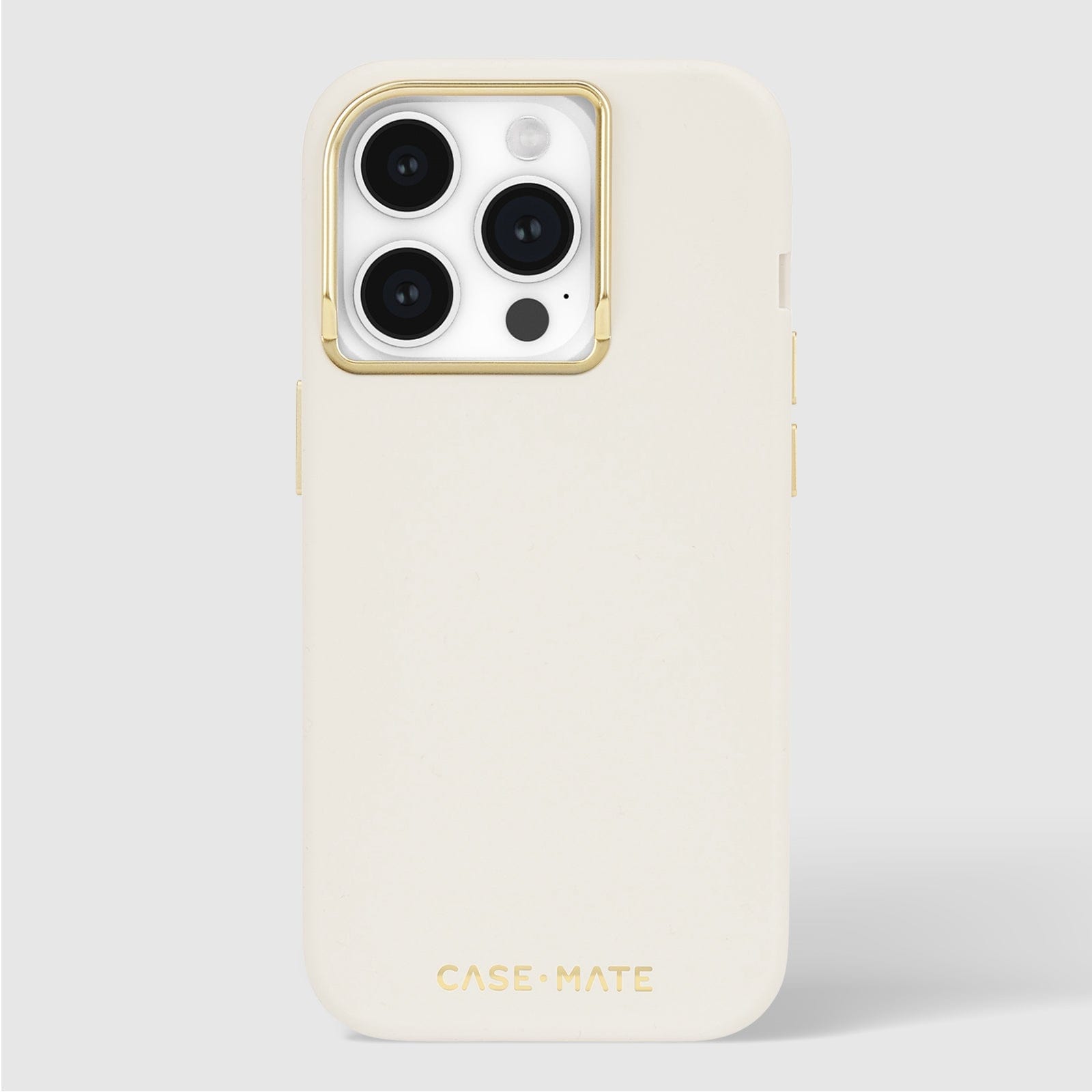CASE-MATE Phone Cases Silicone Beige MagSafe coque iPhone 15 Pro beige antichute