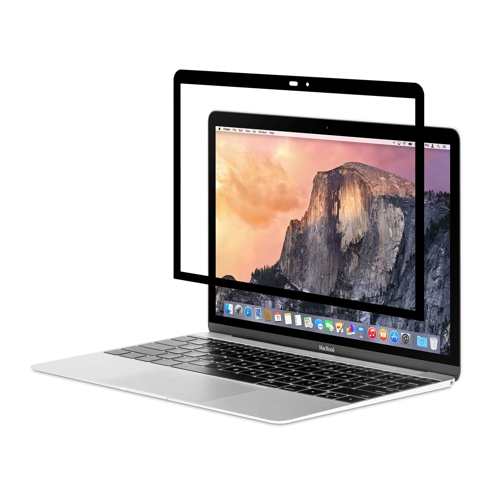 Moshi Screen Protectors iVisor AG Anti-Glare Screen Protector for MacBook protection écran anti-reflet noire Clear/Matte MacBook Air 13 pouces M2 M3 M4 M5