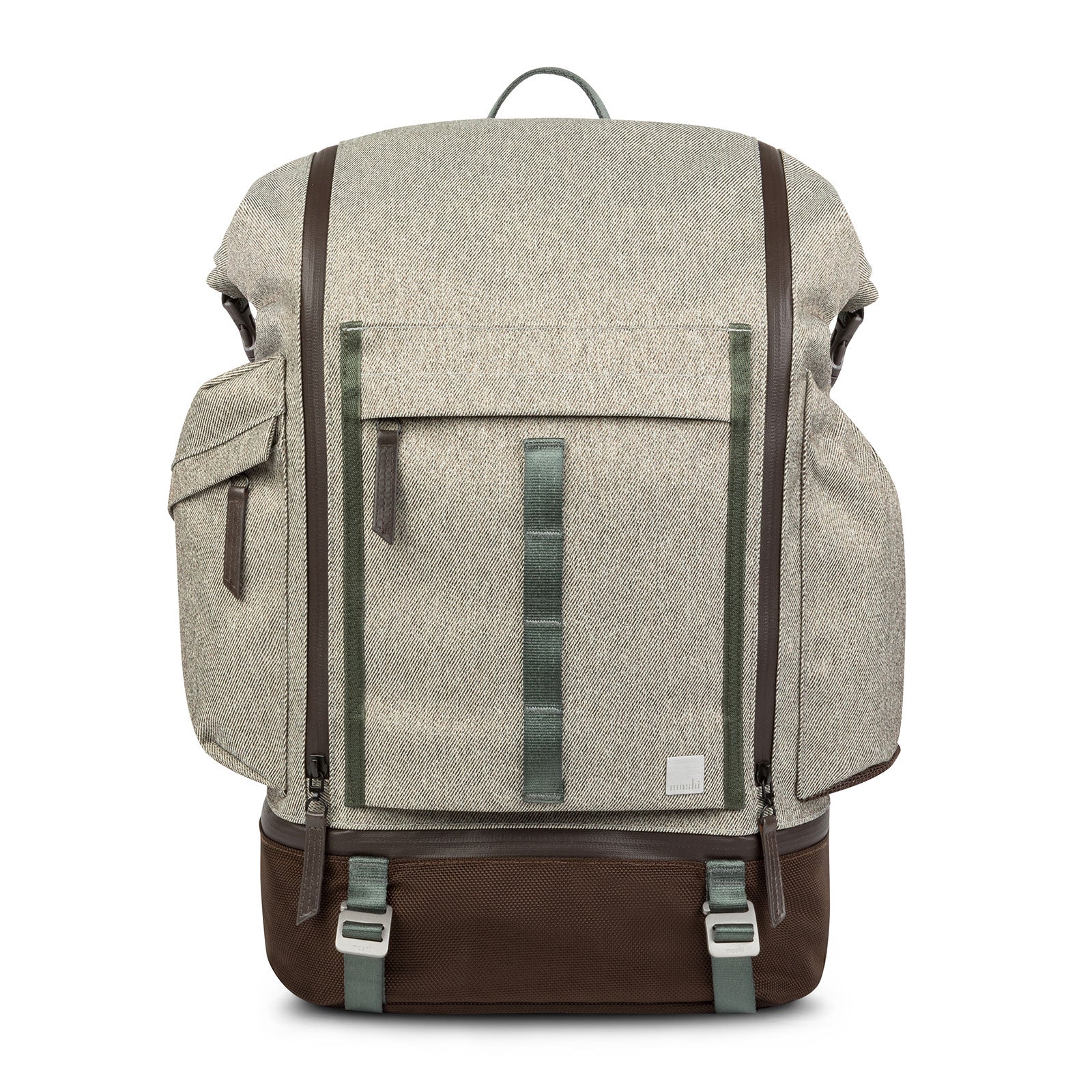 MOSHI Bags Captus Rolltop Travel Backpack sac à dos 45 L beige sable